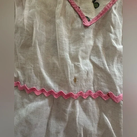 Vintage half apron set of 2 - Picture 5 of 6